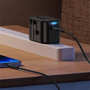 USAMS US-CC173 T55 12W Dual USB Universal Travel Charger - Image 4