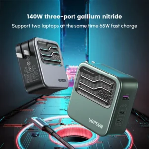 Ugreen CD289 140W USB C GaN Charger 3 Ports Wall Charger (90324)