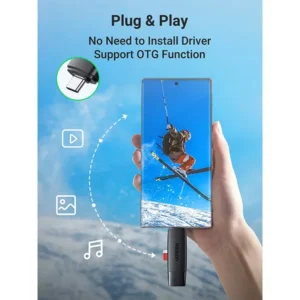 Ugreen CM304 2-in-1 USB A & USB C Card Reader (80191)