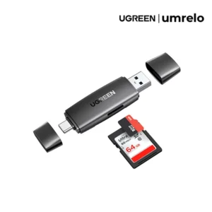 Ugreen CM304 2-in-1 USB A & USB C Card Reader (80191)