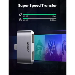 Ugreen CM412 2 in1 USB-C to USB-A Adapter (10912)