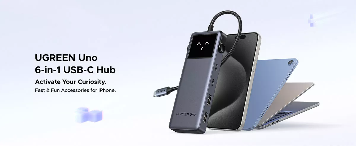Ugreen CM888 Uno 6-in-1 Multifunctional USB-C HUB (35998)