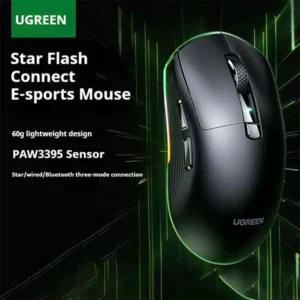 Ugreen G908 NearLink 26000DPI RGB Gaming Mouse (55659)