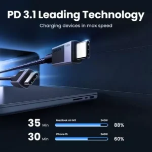 Ugreen L513 240W USB-C to USB-C Fast Charging Cable - Image 3