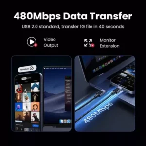 Ugreen L513 240W USB-C to USB-C Fast Charging Cable - Image 4