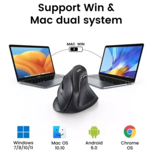 Ugreen MU008 Multi-mode Vertical Wireless Mouse - Image 5