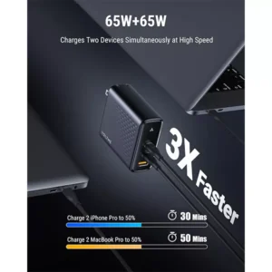 VOLTME Revo 140W PD3.1 3-Port GaN Wall Charger - Image 3