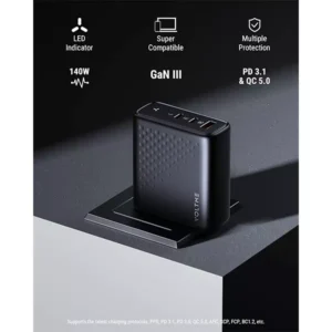 VOLTME Revo 140W PD3.1 3-Port GaN Wall Charger
