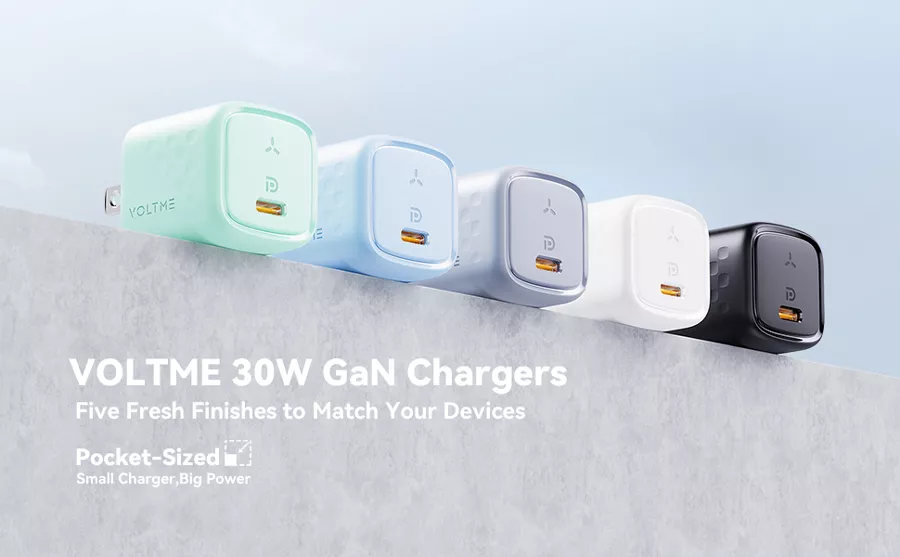VOLTME Revo 30W Mini PD USB-C Wall Charger