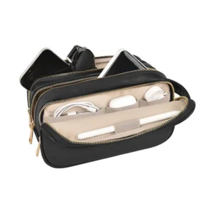 WiWU Salem Pouch LUX PU leather Metal Zipper Travel Pouch
