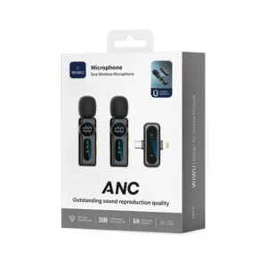 WiWU Wi-WM007 ANC Wireless Lavalier Microphone