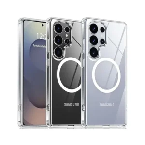 X-Level Samsung Galaxy S25 Ultra Sparkling Clear Magnet Case