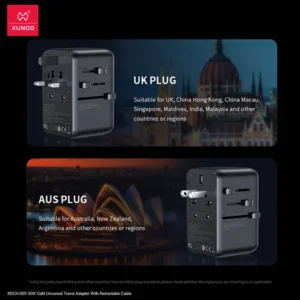 XUNDD XDCH-089 35W Universal Travel Charging Adapter
