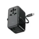 XUNDD XDCH-090 65W GaN Universal Travel Adapter Built-in USB C Cable