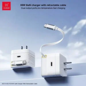 XUNDD XDCH-092 PD 35W GaN Charger with Retractable Cable