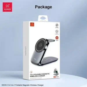 XUNDD XDCH-114 3in1 Foldable Magnetic Wireless Charger