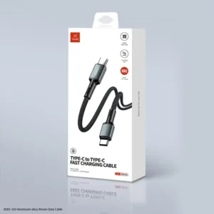 XUNDD XDDC-033 60W USB-C to USB-C Data Cable Aluminum Alloy Braided