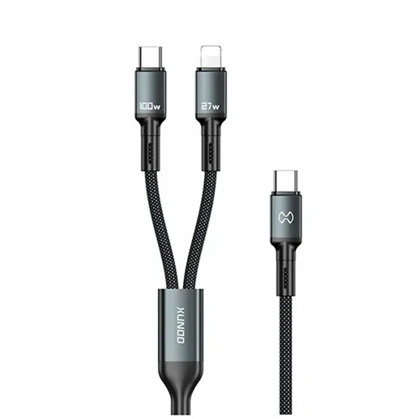 XUNDD XDDC-046 2-in-1 PD 100W Fast Charging Data Cable