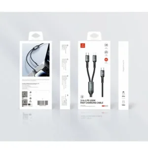 XUNDD XDDC-046 2-in-1 PD 100W Fast Charging Data Cable