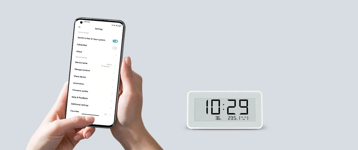 Xiaomi Temperature and Humidity Meter (LYWSD02MMC) - Global Version