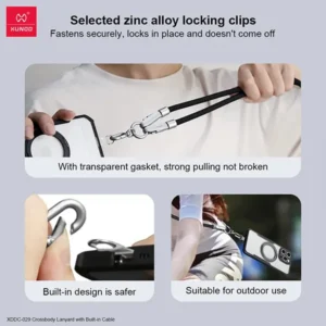 Xundd XDDC-029 Crossbody Lanyard Built 240W in Cable - Image 3