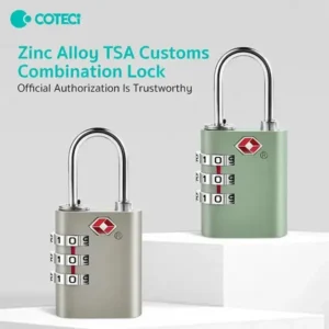 СОТЕСі Zinc Alloy TSA Lock 3 Digit Combination Code Lock (TR-001) - Image 6