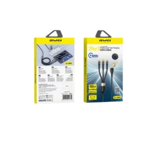 AWEI CL-228 100W 2 for 3 Multifunctional Data Cable