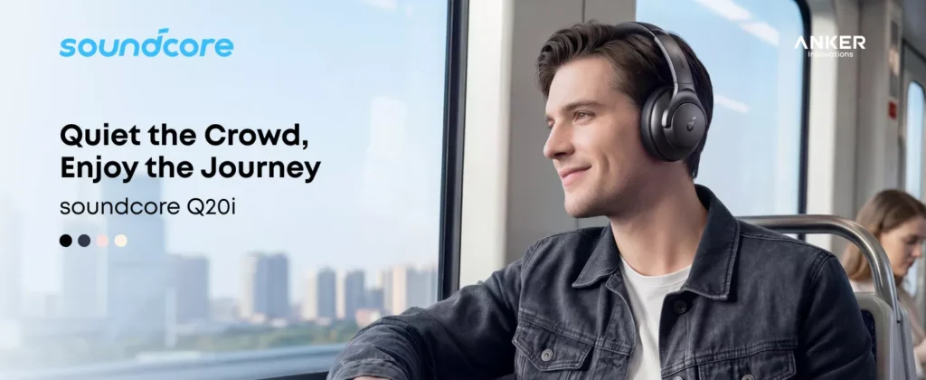Anker Soundcore Q20i Hybrid Active Noise Cancelling Headphones