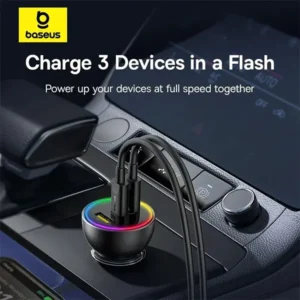 Baseus 152.5W Multi-Port Fast Charging Car Charger