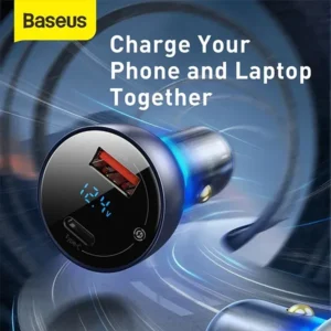 Baseus 65W QC+PPS Particular Car Charger with Digital Display