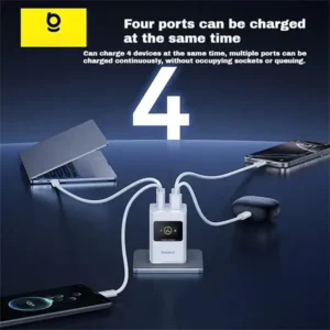 Baseus 65W Super GaN Digital Display Fast Charger