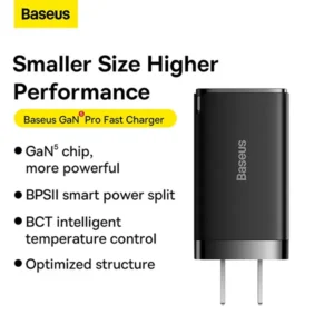 Baseus GaN5 Pro 65W Quick Charger Set