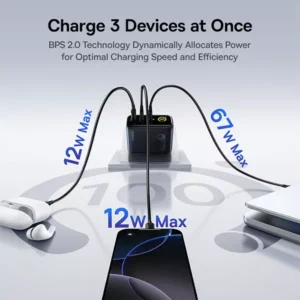 Baseus PicoGo AE21 100W Fast Charger 2C+U - Image 5