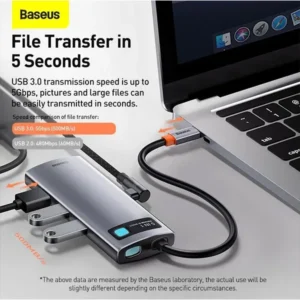 Baseus Starjoy 5 in 1 Type-C Hub Adapter - Image 3