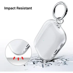 COTECi Soft Shell Scratch Resistant Crystal Case for AirPods Pro 3