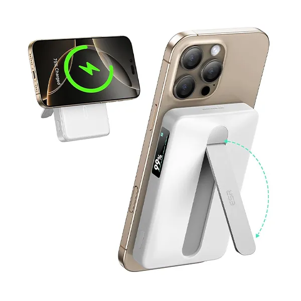 ESR Qi2 MagSlim Kickstand Power Bank (10K)
