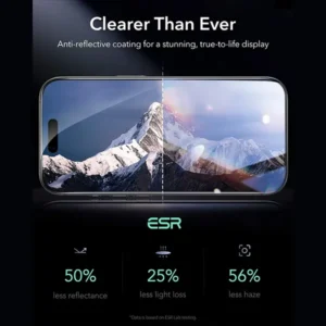 ESR UltraFit Classic iPhone 17 Pro - iPhone 17 Pro Max Screen Protector