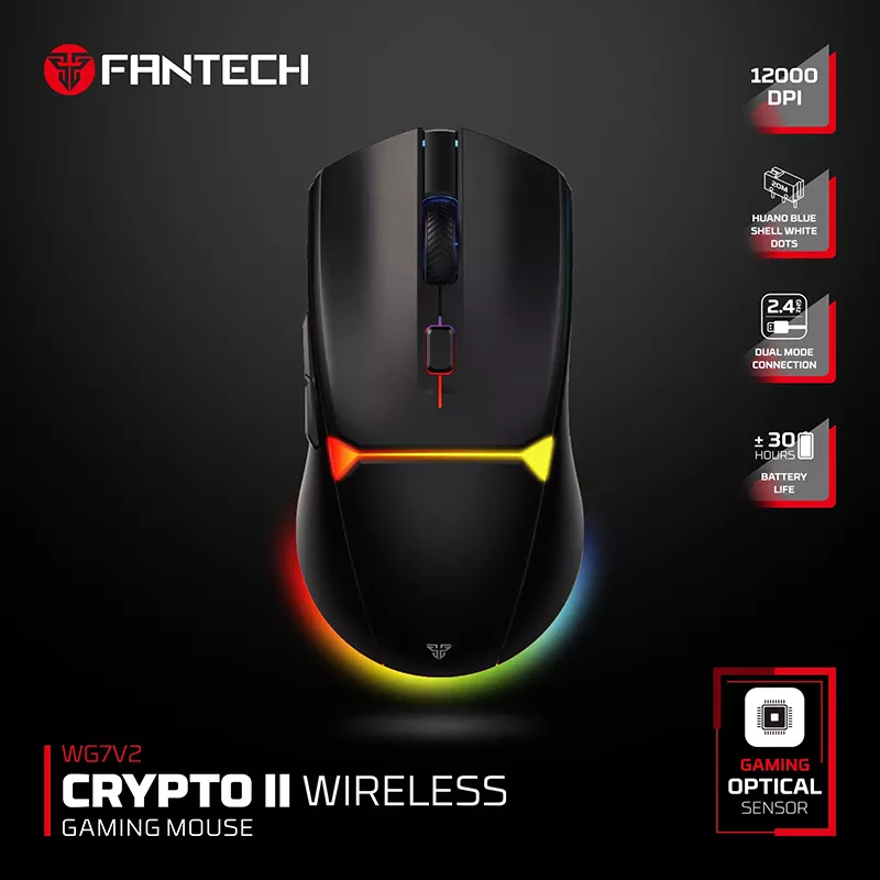 Fantech CRYPTO II WG7V2 Wireless Gaming Mouse