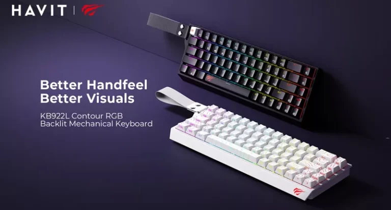 HAVIT KB922L Contour RGB Backlit Mechanical Keyboard