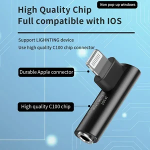 JCALLY JA10T Portable Decoding C100 DAC Lightning to 3.5mm Amplifier - Image 4