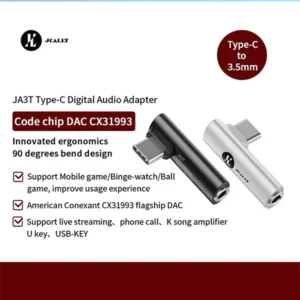 JCALLY JA3T Portable Decoding CX31993 DAC Amplifier