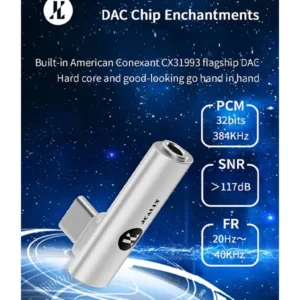 JCALLY JA3T Portable Decoding CX31993 DAC Amplifier - Image 4