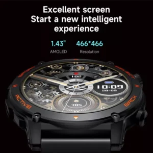 KUMI GT3 Fit AMOLED Calling Smart Watch - Image 8