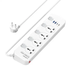 LDNIO SC4408C Extension Power Socket 4AC 4USB Power Strip