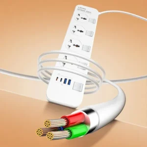 LDNIO SC4408C Extension Power Socket 4AC 4USB Power Strip