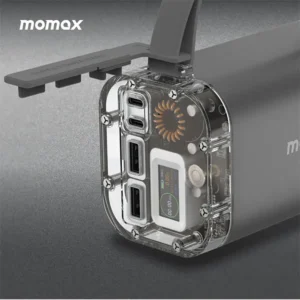 MOMAX iPower Stone Mini Clear Outdoor 40000mAh Power Station 100W Power Bank