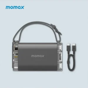 MOMAX iPower Stone Mini Clear Outdoor 40000mAh Power Station 100W Power Bank - Image 5