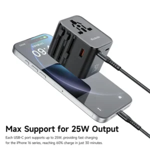 Mcdodo CP3260 25W GaN Universal Travel Adapter