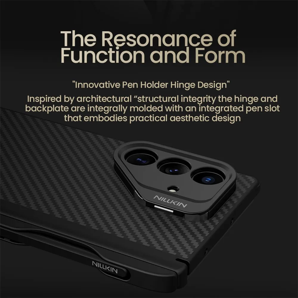 Nillkin Samsung Galaxy Z Fold 7 CarboProp Magnetic Case ( With built-in pen )