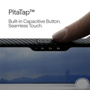 PITAKA iPhone 17 Pro | 17 Pro Max | 17 Air Ultra-Slim Case Black/Grey (PitaTap™)